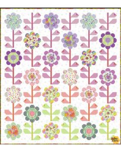 Untamed by Tula Pink: Blooming Bouquet Quilt Kit Light -- FreeSpirit Fabrics untamed-bloomingLight - presale October