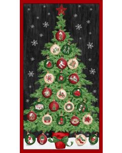 Making Spirits Bright: Christmas Tree Panel (2/3 yard) -- Blank Quilting 2293p-66