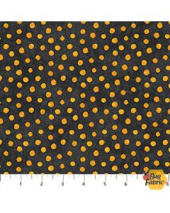 Black Cat Capers: Dots Black -- Northcott Fabrics 24125-99