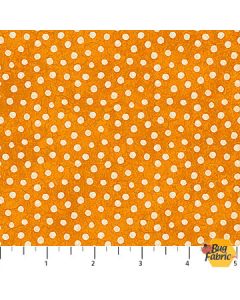 Candelabra: Dots Orange  -- Northcott Fabrics 24767-55 