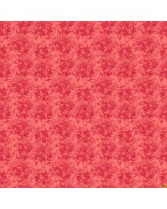 Morning Blossom: Chrysanthemum Blender Red -- Northcott Fabrics 24925-24 - 1 yard 13" + 26" remaining