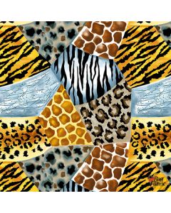 Jungle Buddies: Animal Skins Amber -- Blank Quilting 2526-35