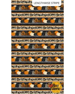 Hallow's Eve: Pumpkin Border -- Northcott Fabrics 27083-99