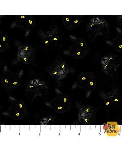 Hallow's Eve: Cat Eyes -- Northcott Fabrics 27089-99