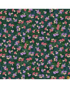 Fairytale Forest: Mushrooms Forest -- Henry Glass Fabrics 3016-66 forest