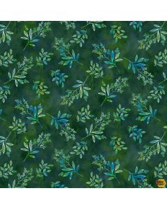Fairytale Forest: Sprigs Forest Green -- Henry Glass Fabrics 3017-66 forest 
