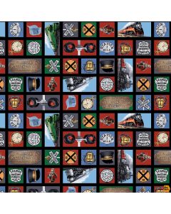 On The Right Track: Train Patch -- Blank Quilting 3073-99