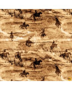 Cowboy Culture: Cowboy Silhouettes - Blank Quilting 3333-35 - presale May