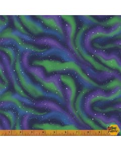 Landscapes: Sky Spirits Aurora Borealis  -- Windham Fabrics 52116d-x