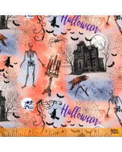 One of a Kind: Haunted House -- Windham Fabrics 52517-1