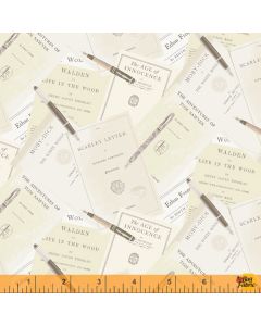 Well Read: The Classics Parchment -- Windham Fabrics 52868-4