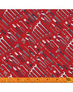 American Muscle: Tools Red -- Windham Fabrics 52959-3
