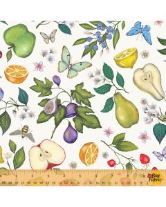 Just Fruit: Fruit Toss Ivory -- Windham Fabrics 53311-1
