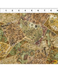 Legendary Journeys: Map Texture -- In The Beginning Fabrics 5lj-1 