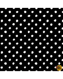 Dress Obsessed: Small Dots Black -- Studio E Fabrics 6677-99 black