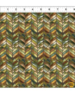 Legendary Journeys: Chevron Leaf Texture -- In The Beginning Fabrics 6lj-1