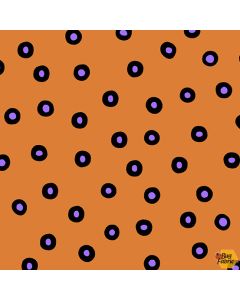 Hocus Pocus: Halloween Eyes Pumpkin -- Andover Fabrics a-214-o