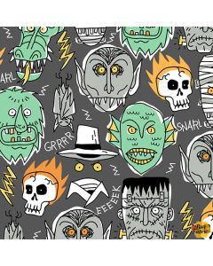 Creature Feature: Halloween Zombies -- Andover Fabrics A-628-c