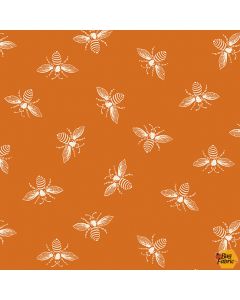French Bee: Pumpkin Bees -- Andover Fabrics a-9084-o1