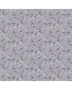 Birdwatch: Bird Feathers Gray -- Figo Fabrics 90440-80