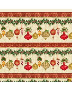 Christmas Legend: Border Stripe -- Henry Glass Fabrics 9521-44