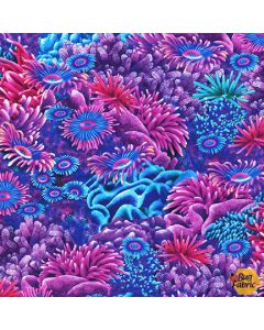 Coral Canyon: Coral Caribbean -- Robert Kaufman Fabrics AQCD-19909-257
