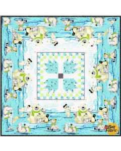 Burr the Polar Bear: Polar Bear Party Quilt Kit -- Susy Bee Fabrics Burrparty