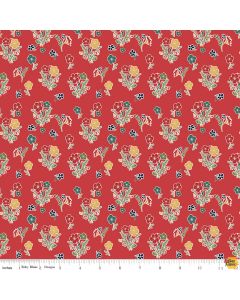 Love You S'more: Floral Red -- Riley Blake Designs c12144-red