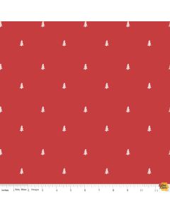 Love You S'more: Trees Red -- Riley Blake Designs c12146-red - 1 yard 24" remaining