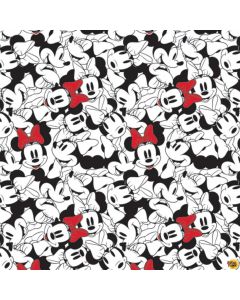 Dreaming in Dots: Disney Minnie Mouse Tossed White -- Camelot Cottons 85271010-1