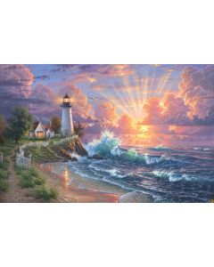 Safe Harbor: Lighthouse Panel (28" panel)-- Northcott Fabrics 24960-54