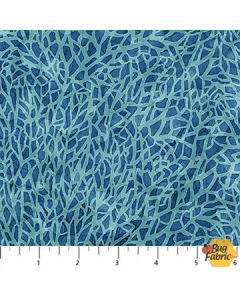 Sea Breeze: Kelp Blue -- Northcott Fabrics dp27103-44