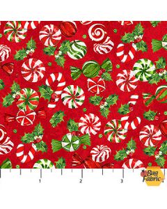 Sugar Coated: Wrapped Candy Red - Northcott Fabrics dp27147-24 - presale April