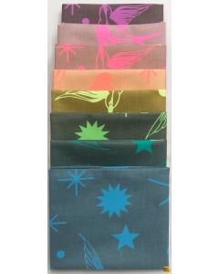 Neon True Colors: Full Collection Neon Fairy Flakes (8 Half Yards)  -- Free Spirit Fabrics - neonflakeshalf