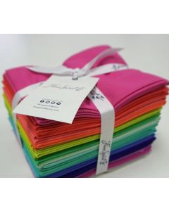Tula Pink Designer Essential Solids: Fat Quarter Bundle (22 pieces) -- Free Spirit Fabrics  DesignerSolidFQ