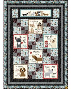 Paw-sitively Awesome Dog: Fetch A Panel Quilt Kit - paw-sivelyFetch