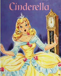 Disney Storybooks: Cinderella Panel (1 yard) -- Four Seasons/David Textiles bw 0149-0c-1