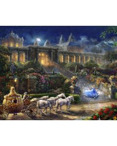 Disney Magic: Cinderella Carriage Panel (1 yard) -- Four Seasons/David Textiles ds 2064-9c-1
