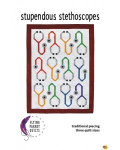 Pattern: Stupendous Stethoscopes Quilt Pattern -- Flying Parrot Quilts fpq017