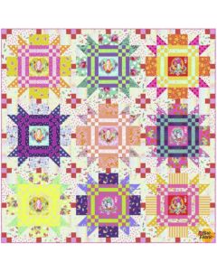 Curiouser & Curiouser by Tula Pink: Checkmate Quilt Kit -- Free Spirit Fabrics -- Free-checkmate 