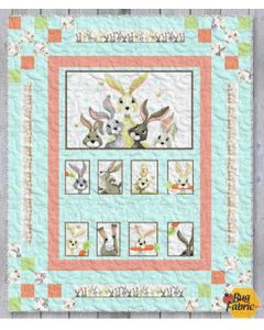 Harold, the Hare: Bouncing Borders Quilt Kit -- SusyBee Harold1-Version B