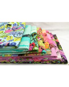 Everglow by Tula Pink: Full Collection Animals (8 - one yard cuts) -- Free Spirit Fabrics Everglowfull