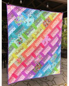 Everglow by Tula Pink: Everglow Fast Track Quilt Kit -- Exclusively Bug Fabric everglowfast