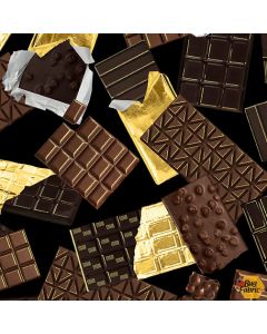 Chocolicious: 14 Karat Chocolate Black -- Kanvas Fabrics 9844-12b