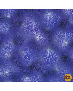 Raven Moon: Spiders Purple Gumdrop -- Robert Kaufman awhd-18486-419 Gumdrop