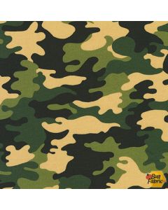 Camo:  Camouflage Green -- Robert Kaufman Fabric srk-20272-7 green