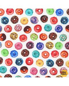 Sweet Tooth: Donuts Small Multi -- Robert Kaufman amkd-20629-205 multi