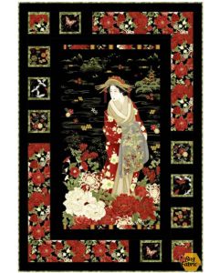 Kyoto Garden: Oriental Harmony Quilt Kit -- Timeless Treasures kyotoorientalharmony 