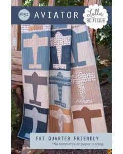 Pattern: Aviator Plane Quilt Pattern by Vanessa Goertzen -- Lella Boutique 