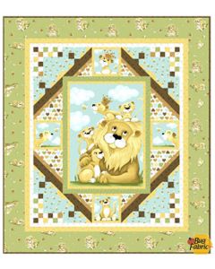 Lyon, the Lion: Lion Quilt Kit -- Susy Bee lyonquilt